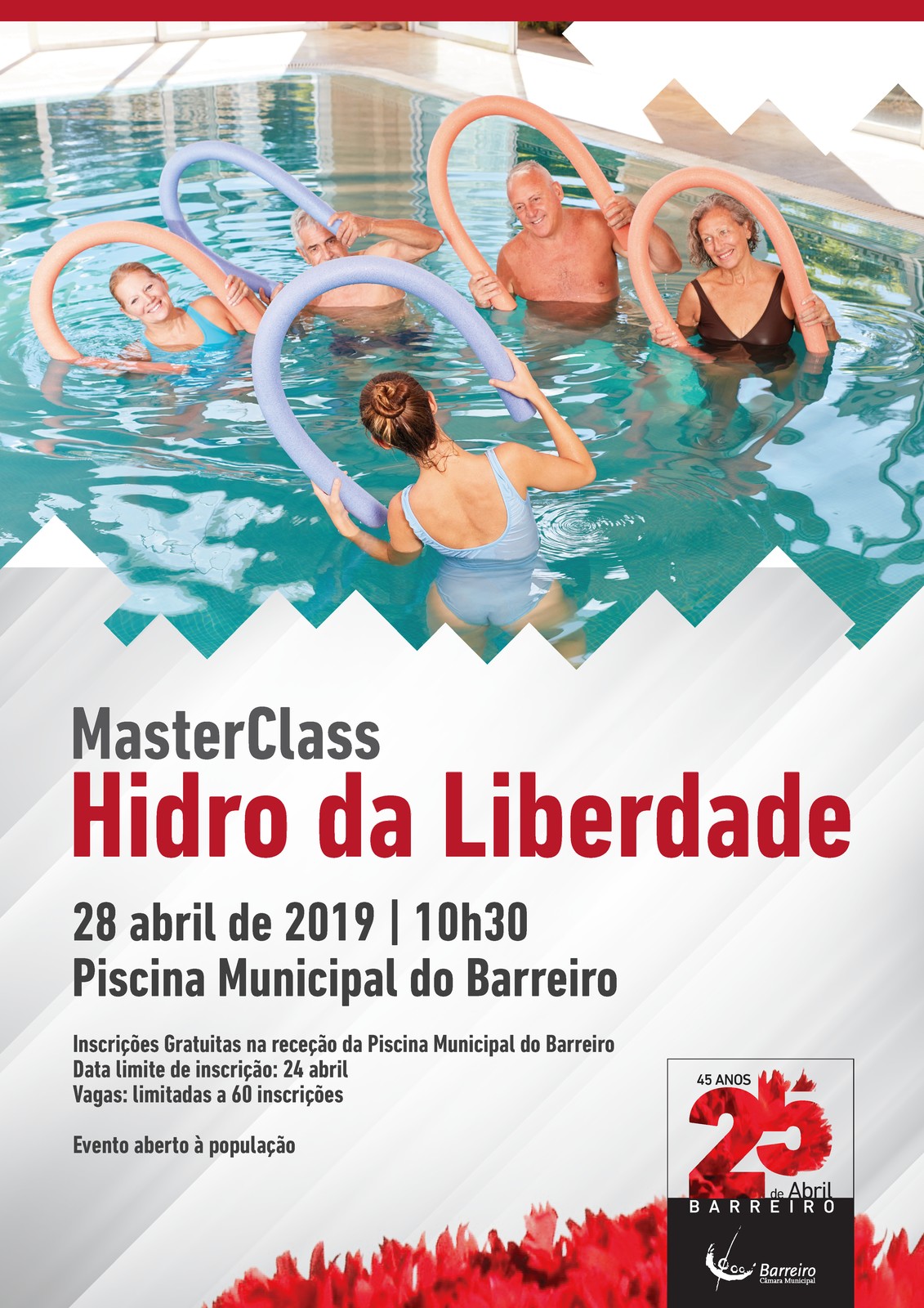 Masterclass Hidro da Liberdade | Piscina Municipal do Barreiro