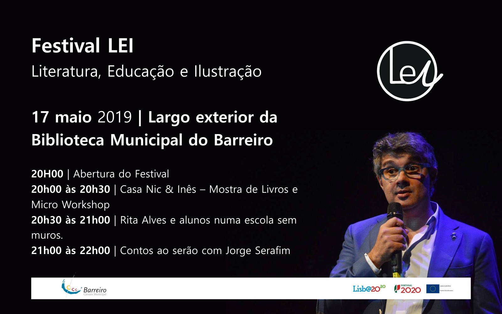 Festival LEI no Barreiro a 17 de maio