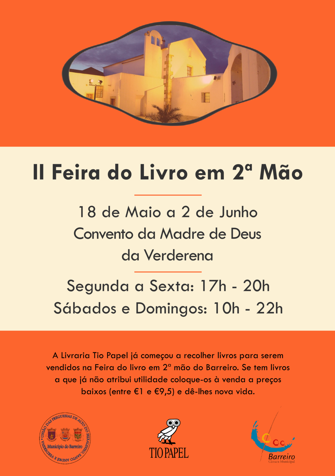 II Feira do Livro em 2ª Mão | 18 de maio a 2 de junho