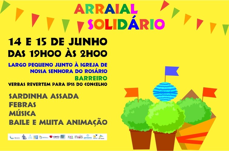 Arraial solidário apoia IPSS do Barreiro