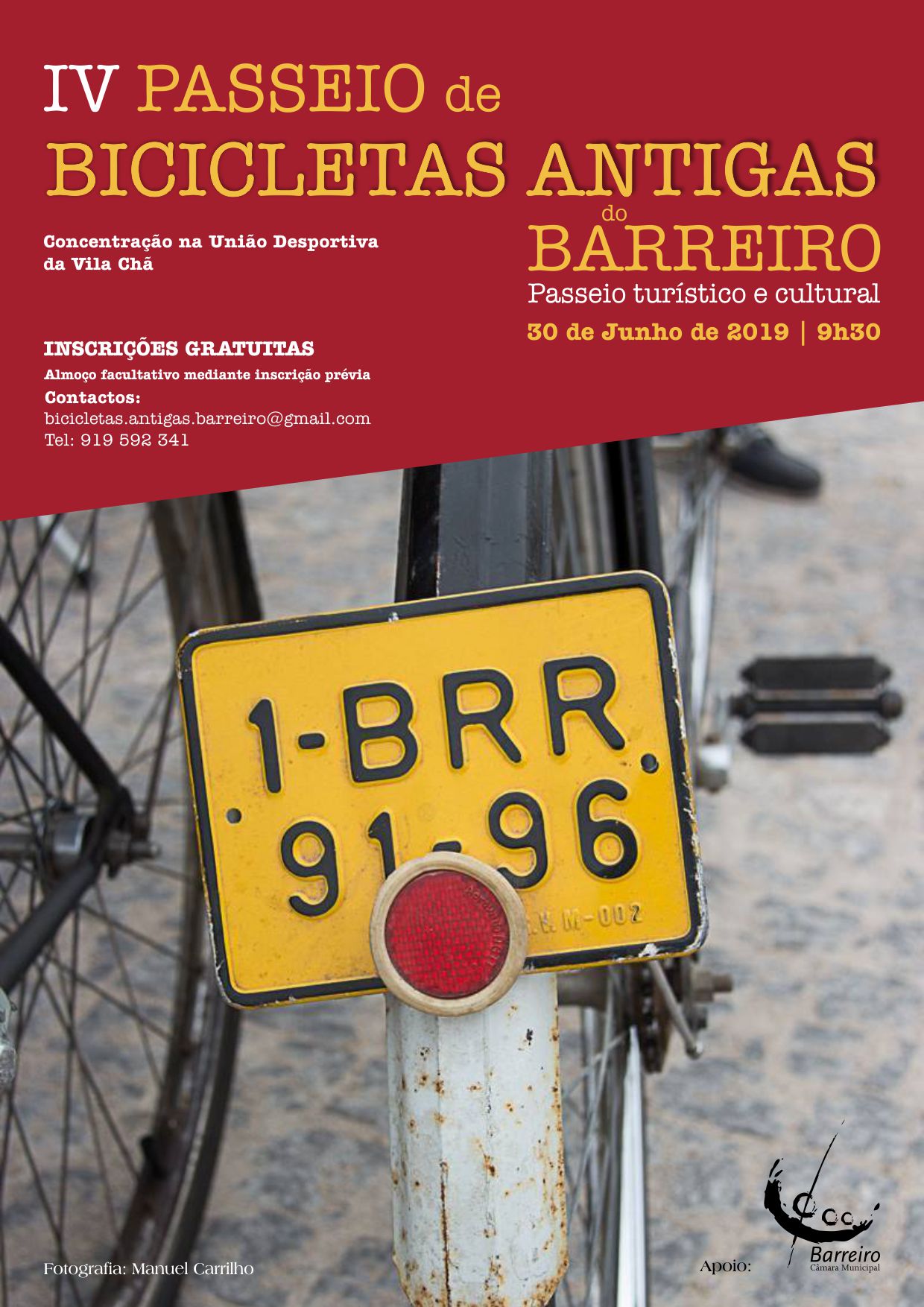 IV Passeio de Bicicletas Antigas do Barreiro