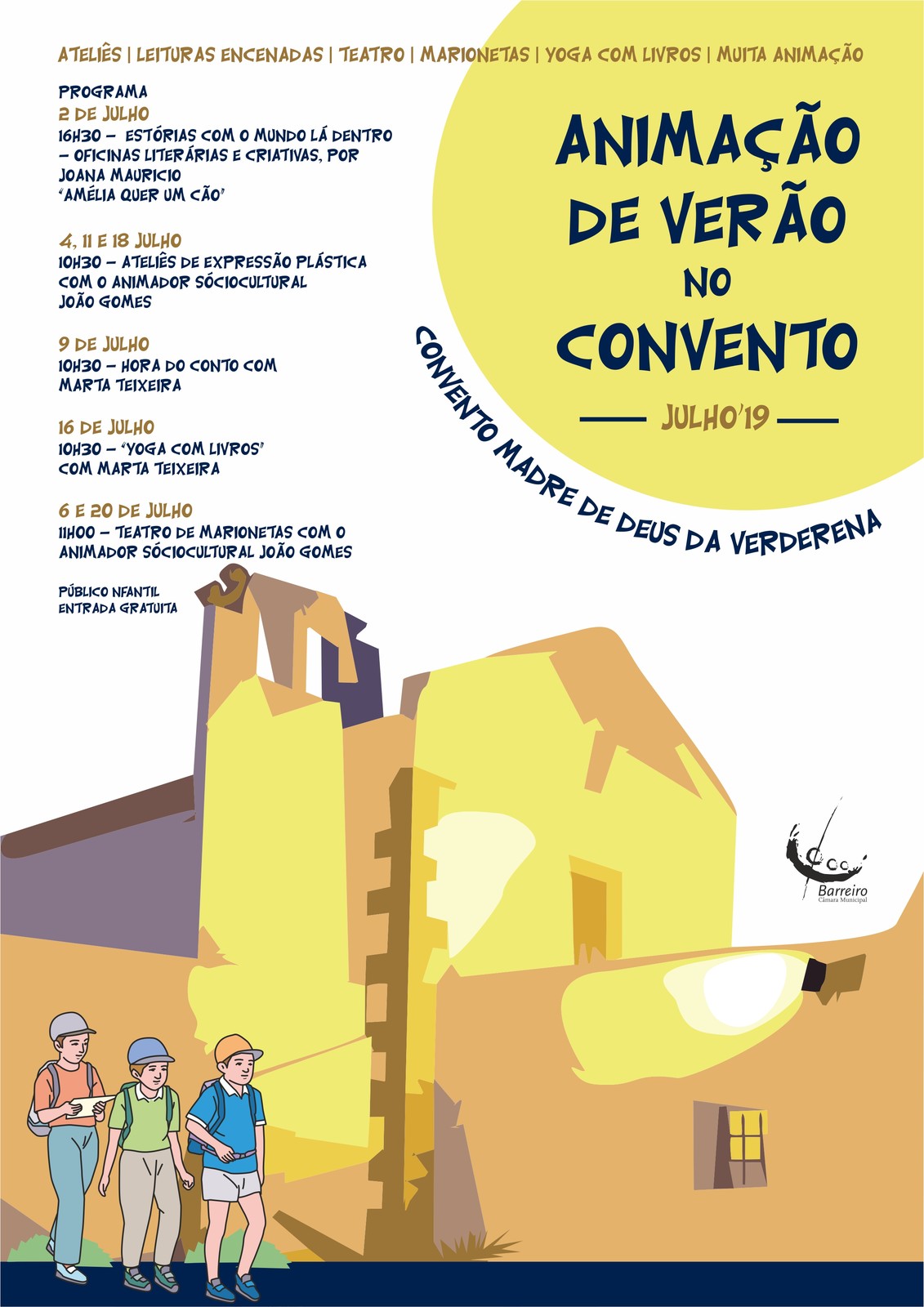 Animação de Verão no Convento 2019