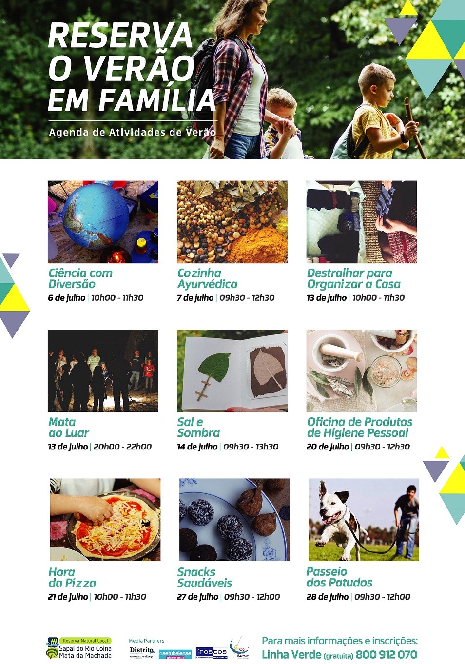 Reserva o Verão em Família | Workshop | Agenda de Atividades de Verão