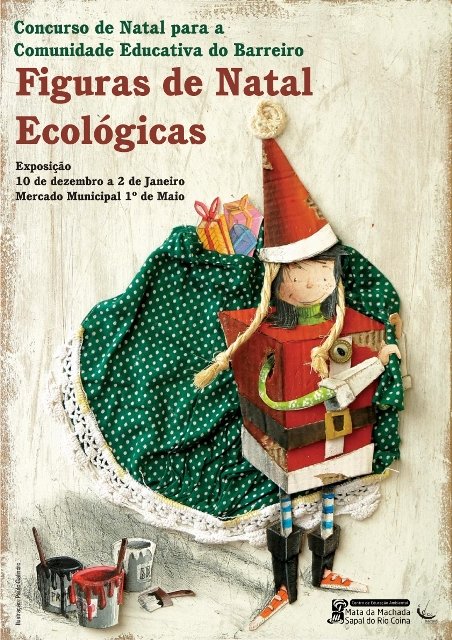 Exposição FIGURAS DE NATAL ECOLÓGICAS