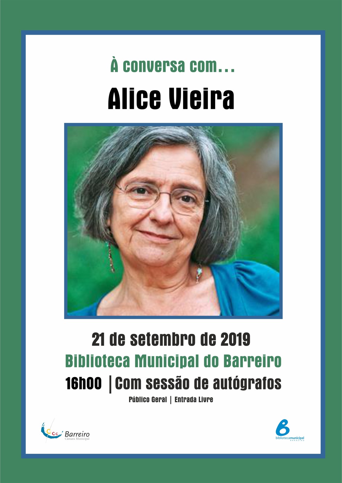À Conversa com… Alice Vieira no Barreiro