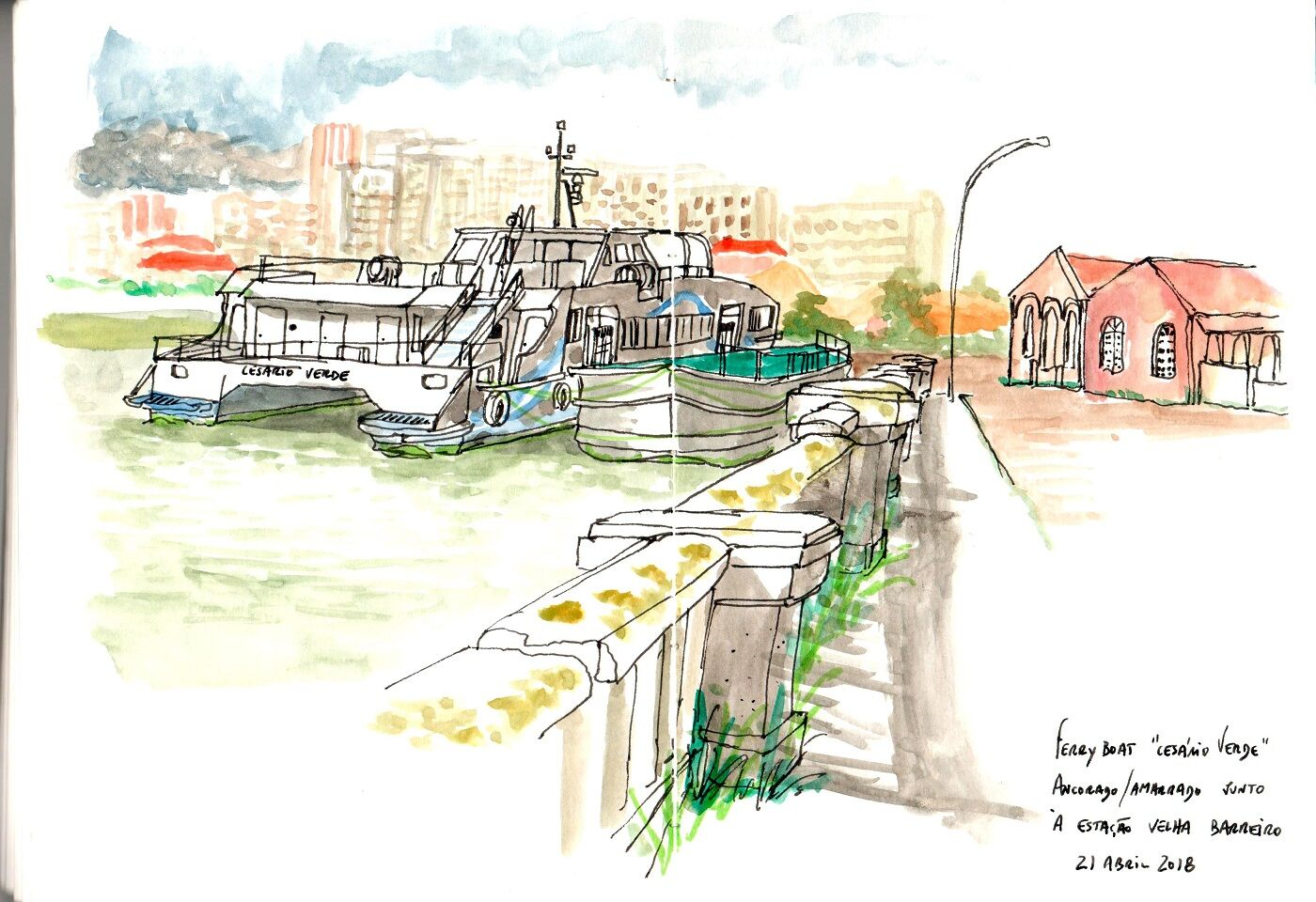 Urban Sketchers Portugal | Exposição coletiva de desenho