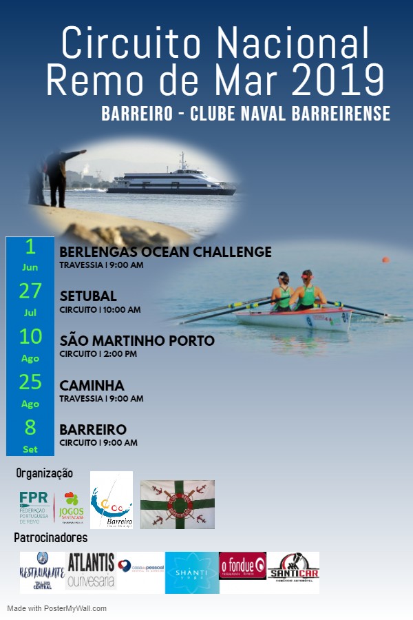 Circuito Nacional Remo de Mar | Etapa no Barreiro