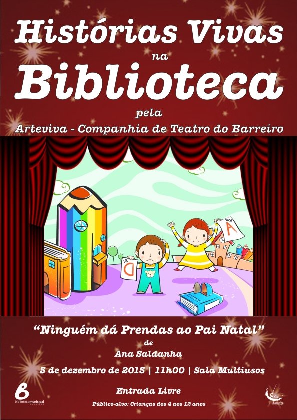 “Histórias Vivas na Biblioteca” | “Ninguém Dá Prendas ao Pai Natal”