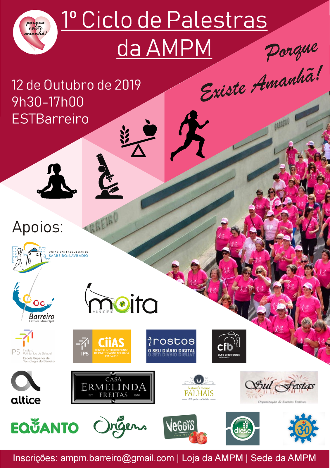 1º Ciclo de Palestras “Porque Existe Amanhã” na EST Barreiro | Inscrições abertas