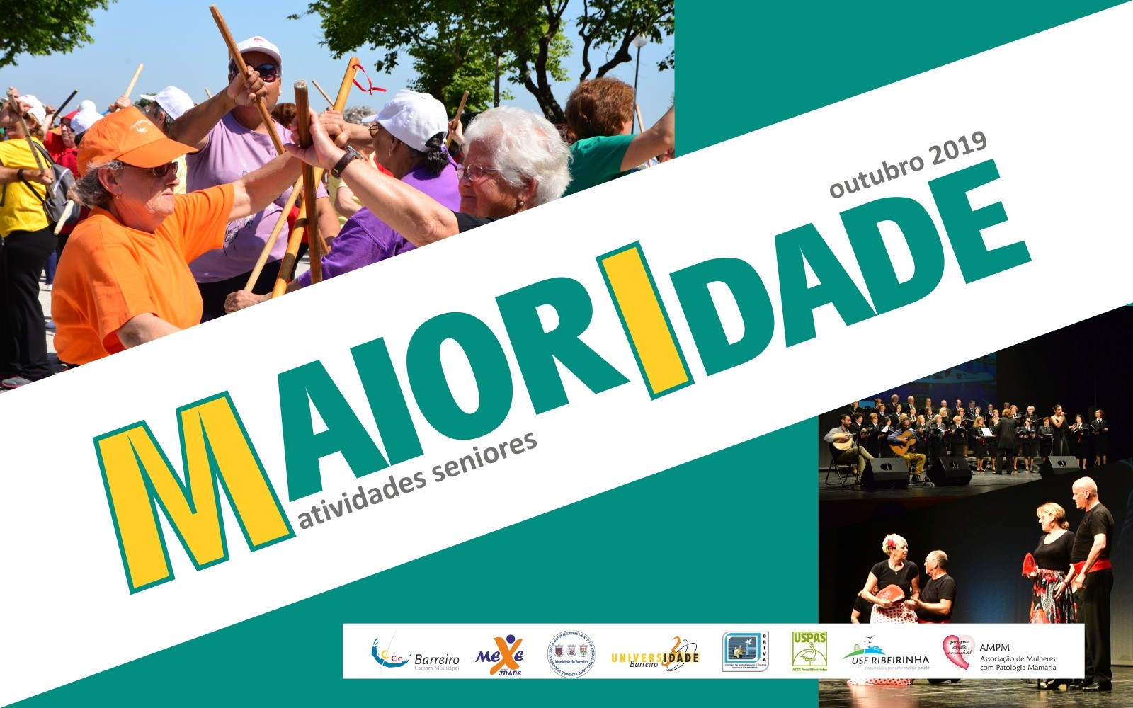 De 8 a 30 de outubro | “MaiorIdade” inclui atividades para Seniores no Barreiro