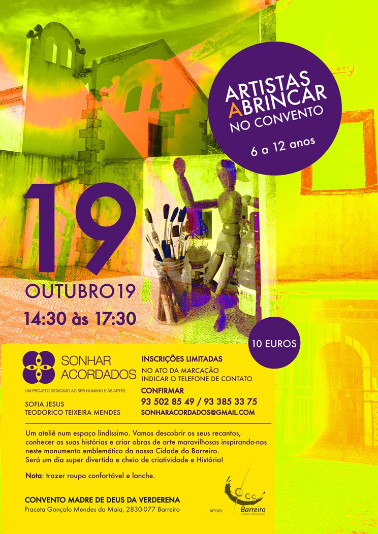 Ateliê “Artistas a Brincar” | Inscrições abertas