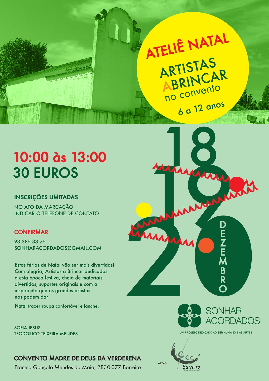 Ateliê Férias de Natal | Artistas a Brincar