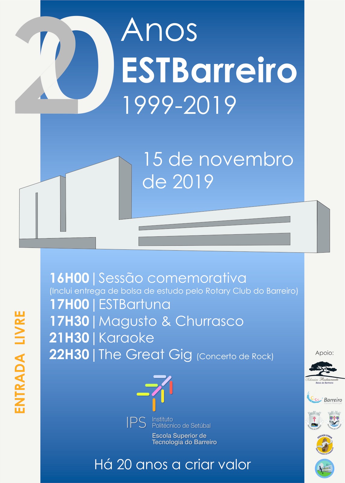 ESTBarreiro comemora 20 anos