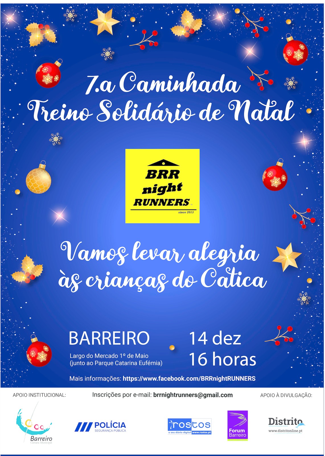 7ª Caminhada Treino Solidário de Natal | BRRnightRUNNERS