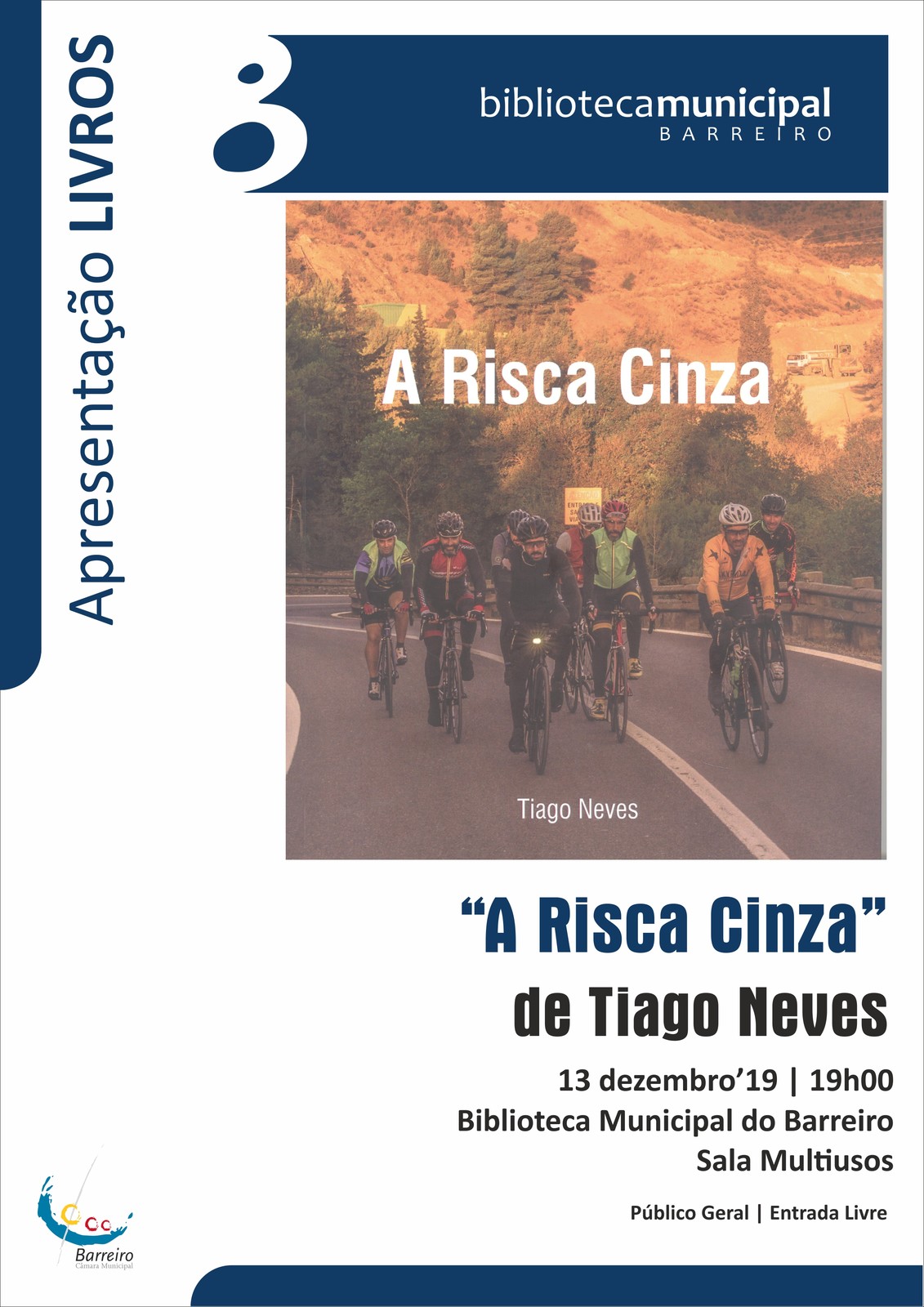 Apresentação do livro “A Risca Cinza” de Tiago Neves