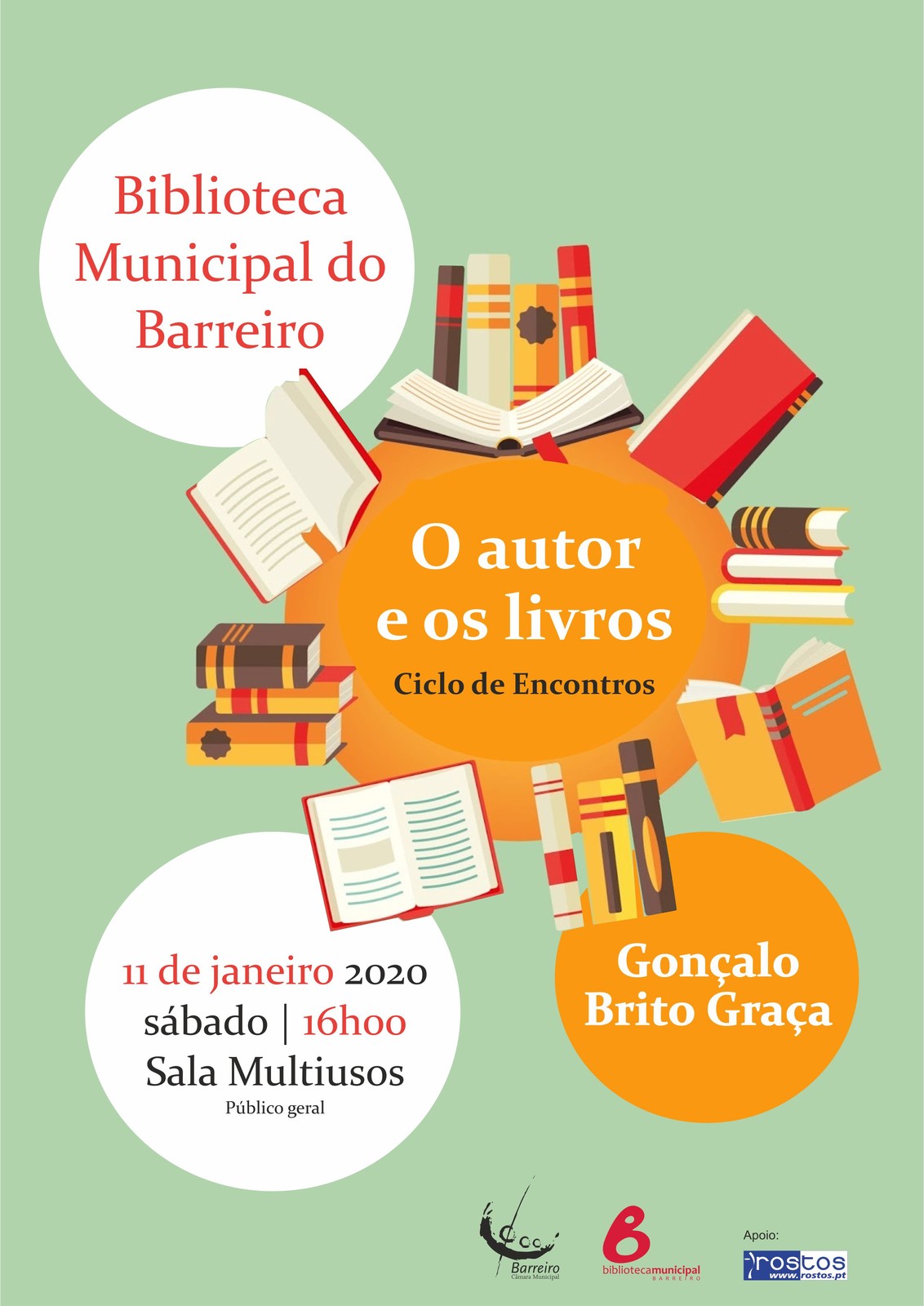Ciclo de Encontros “O Autor e os livros” com o escritor Gonçalo Graça