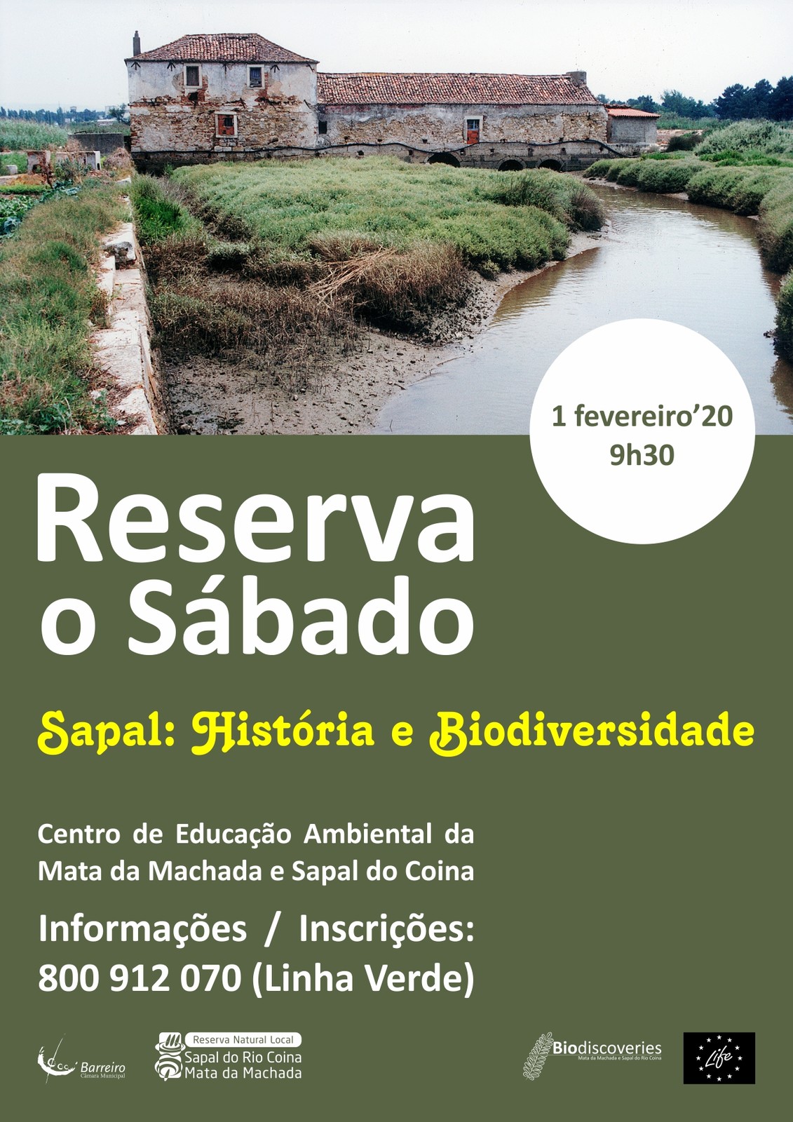 Reserva o Sábado – SAPAL: História e Biodiversidade