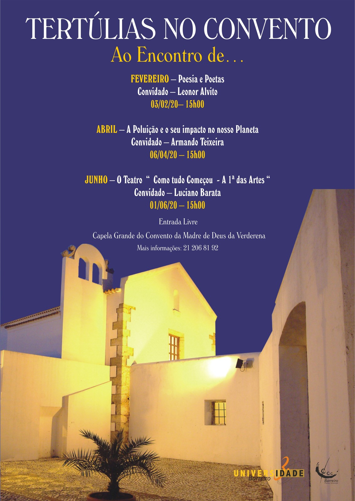 CANCELADO | Tertúlias no Convento