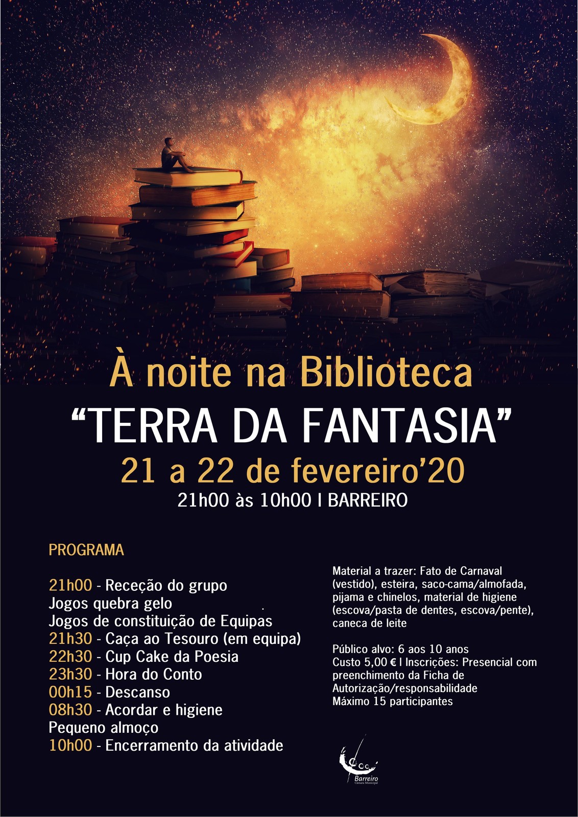 À noite na Biblioteca: “Terra da fantasia”