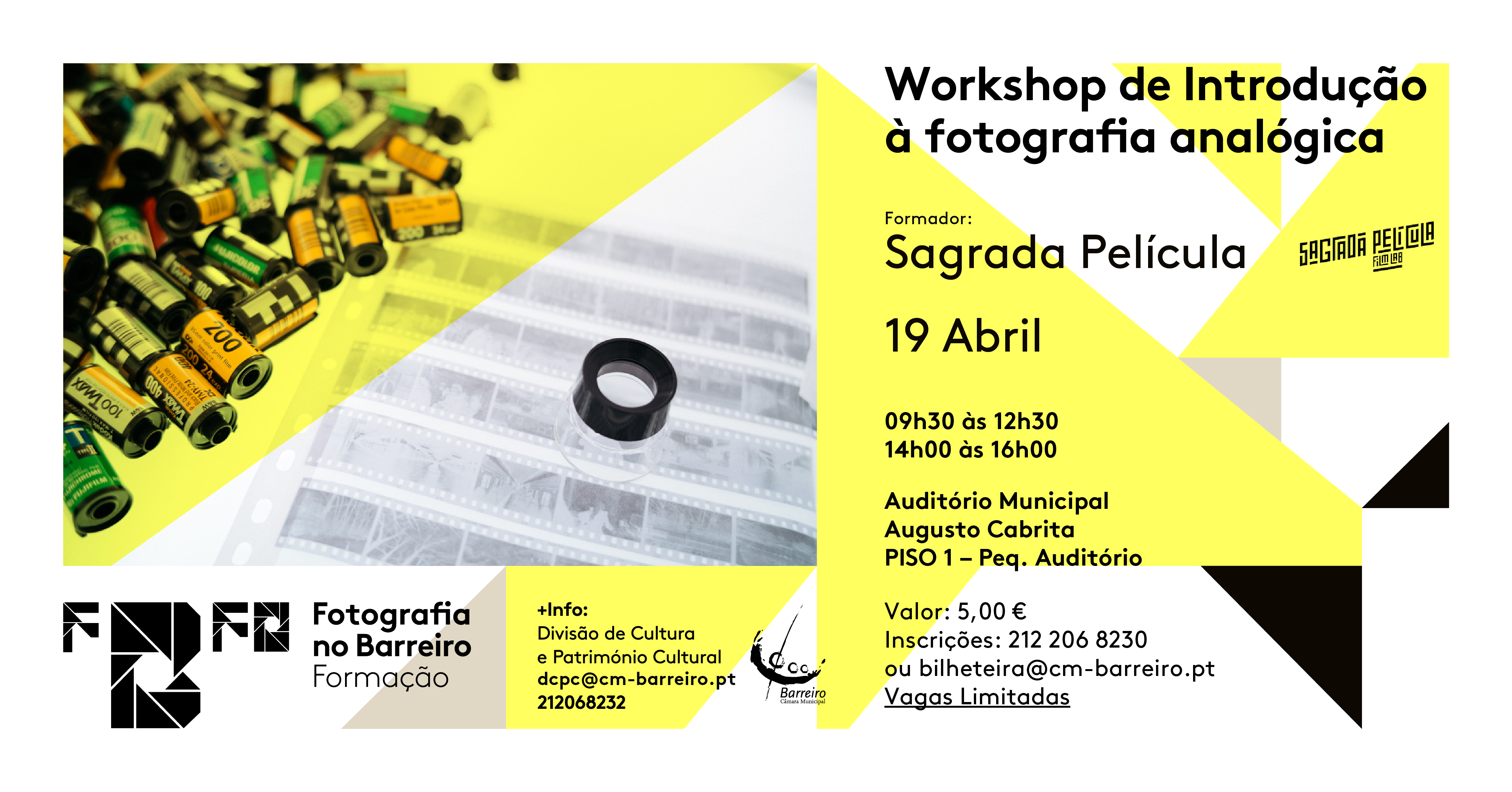 CANCELADO | Workshop de Introdução à fotografia analógica | Sagrada Película
