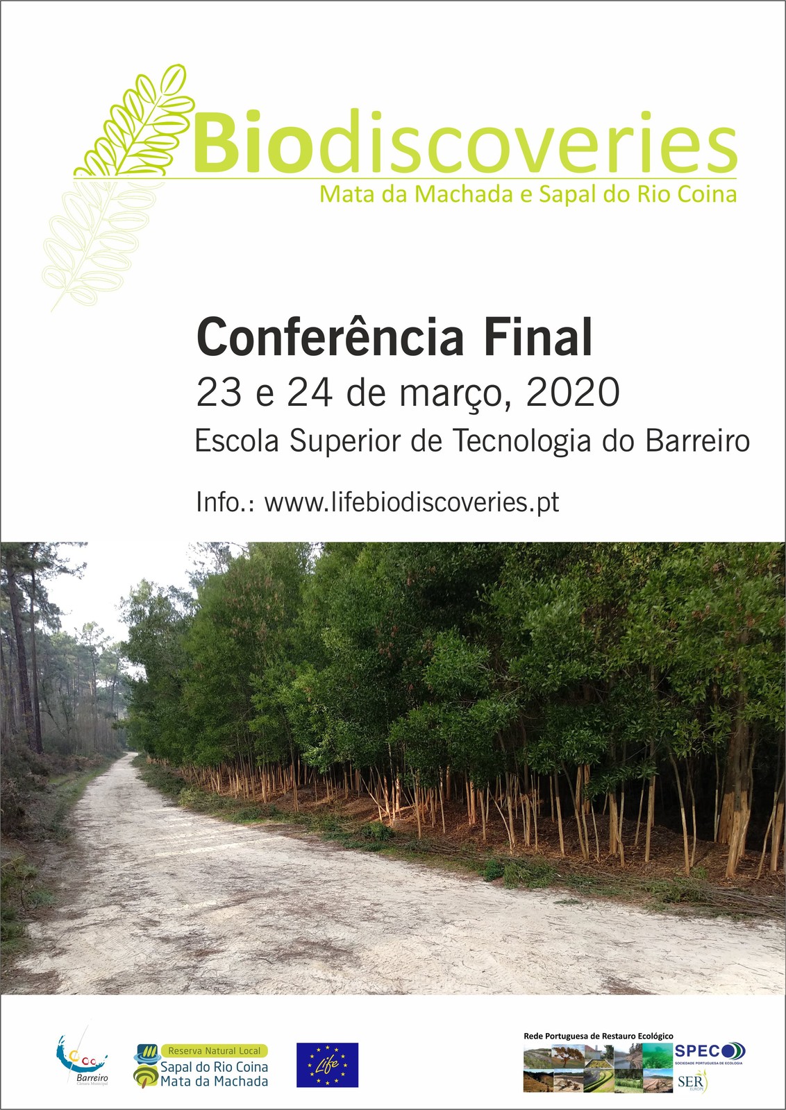 CANCELADO: Conferência Final: Projeto LIFE Biodiscoveries nos dias 23 e 24 de março