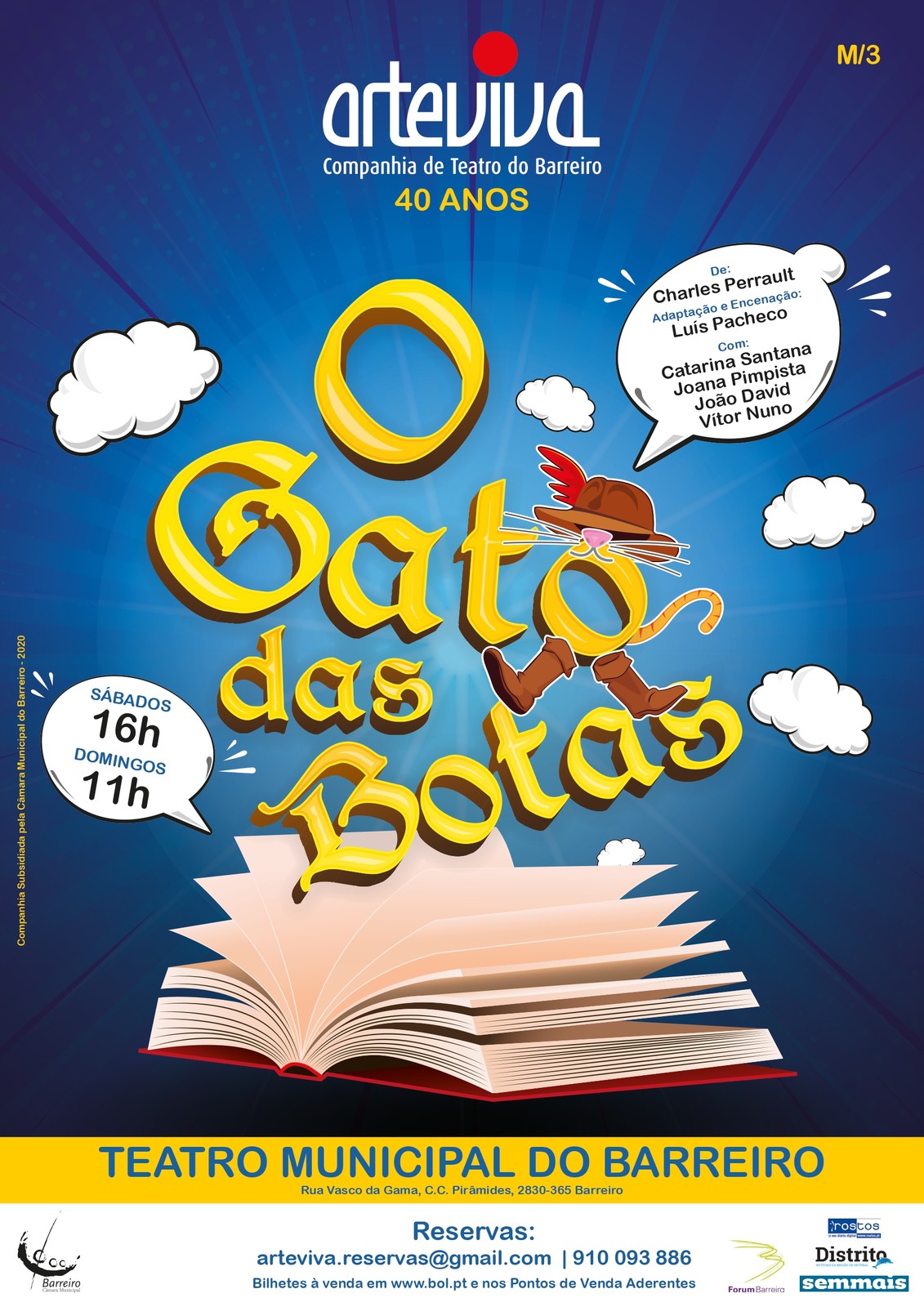 “O Gato das Botas” | Teatro Municipal do Barreiro