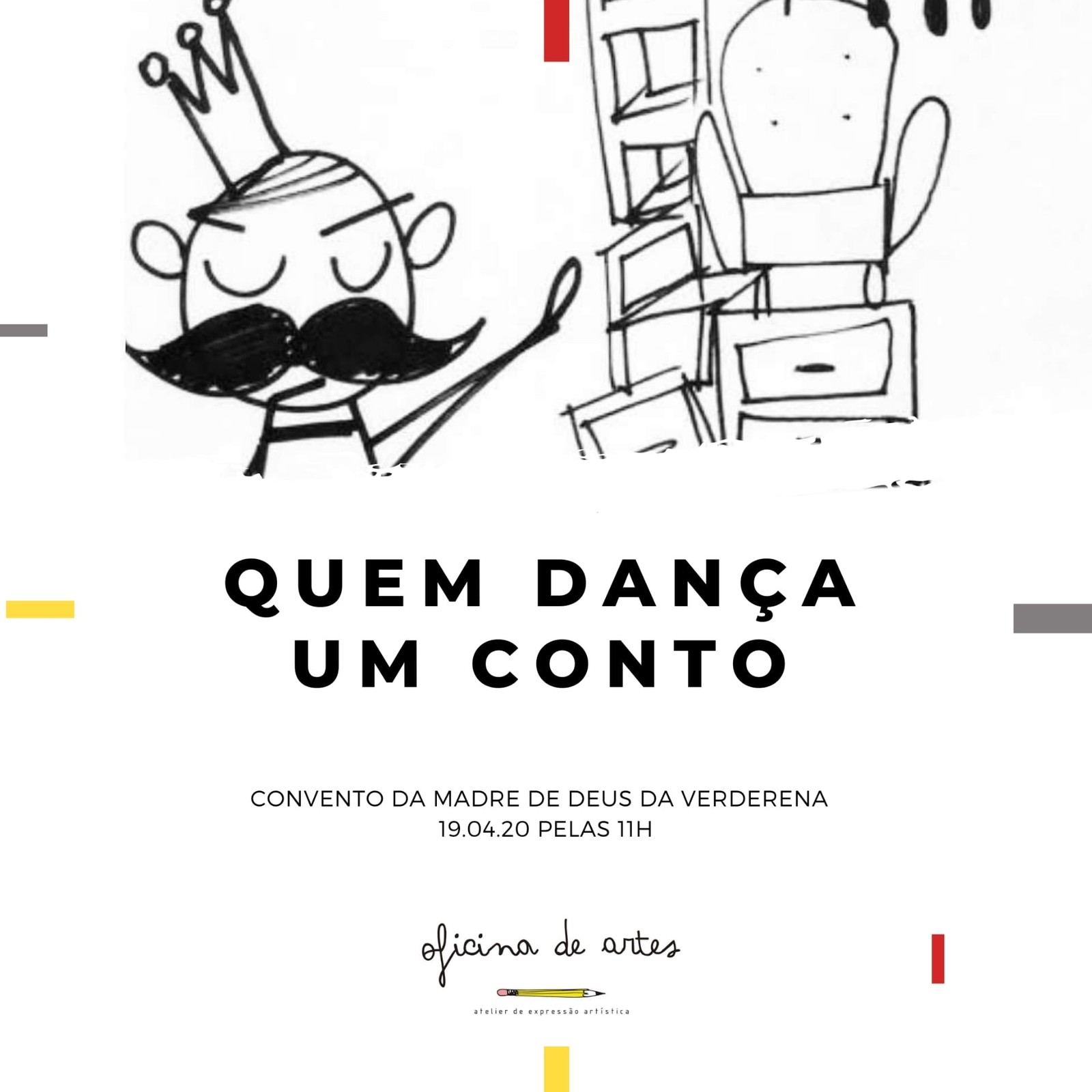 CANCELADO | Quem Dança um conto… – Oficina de artes