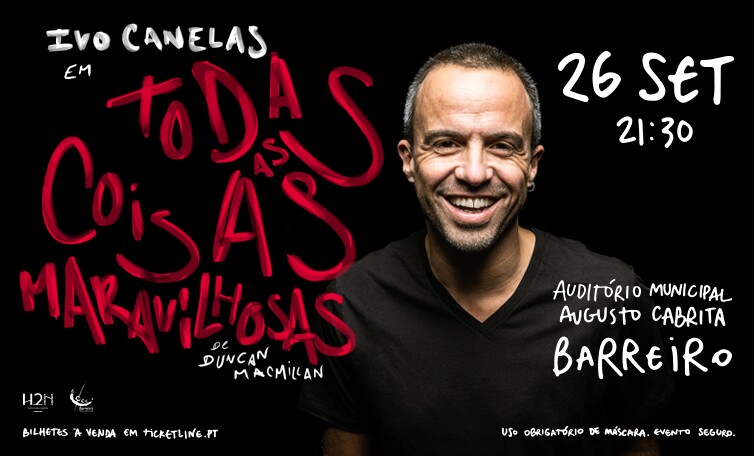 Teatro | Todas as Coisas Maravilhosas | 21h30 | ESGOTADO