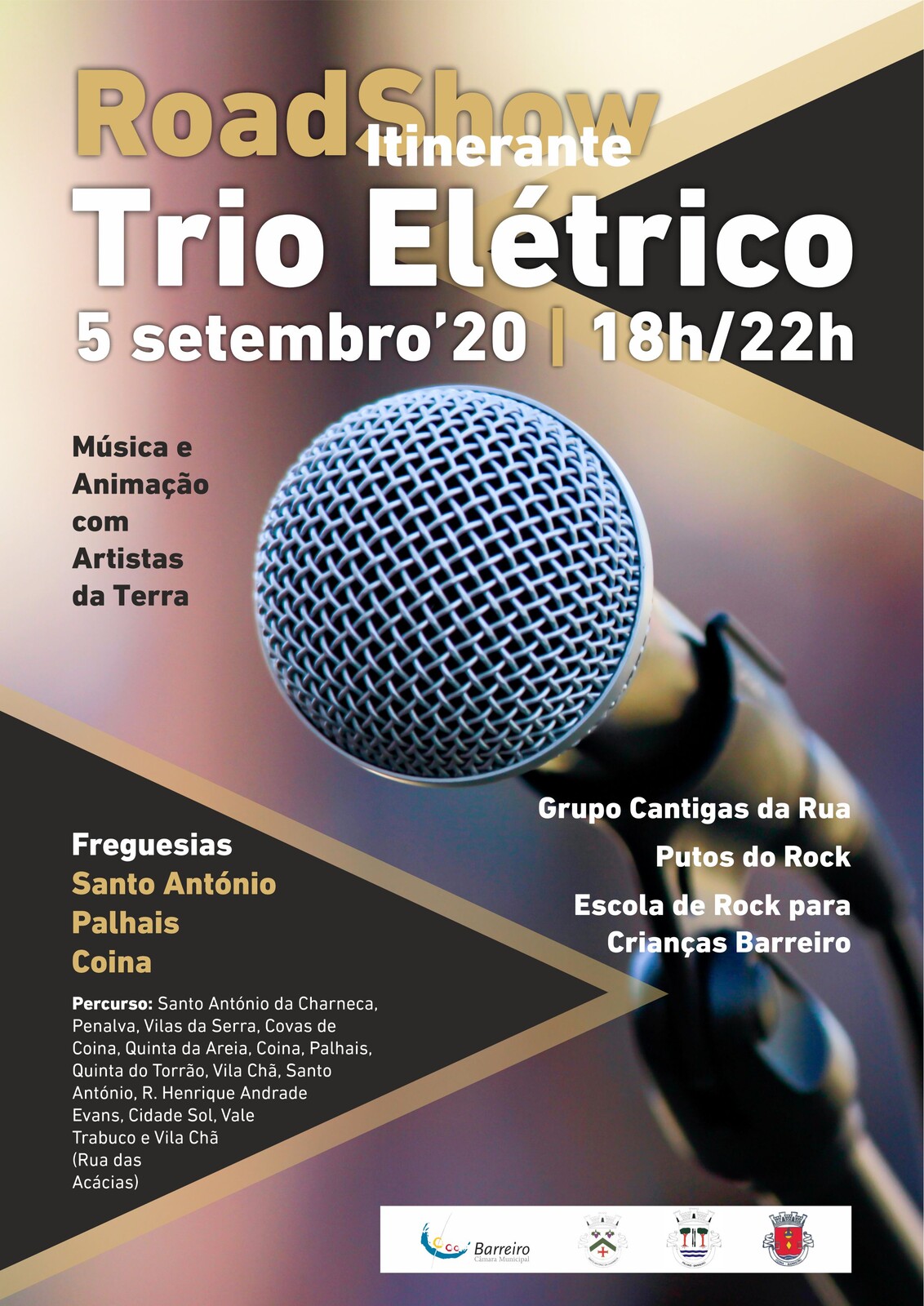 RoadShow | Música e animação | Santo António, Coina e Palhais