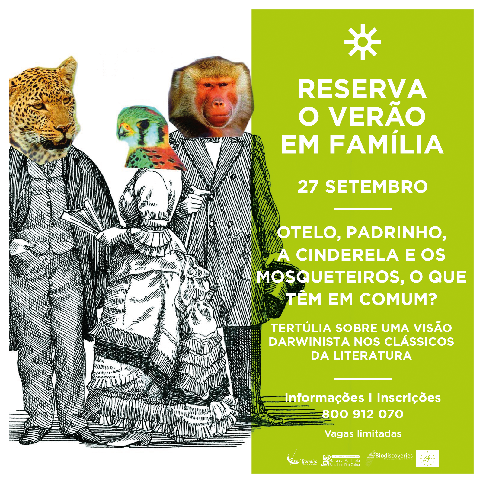 Tertúlia sobre uma visão Darwinista nos clássicos da literatura