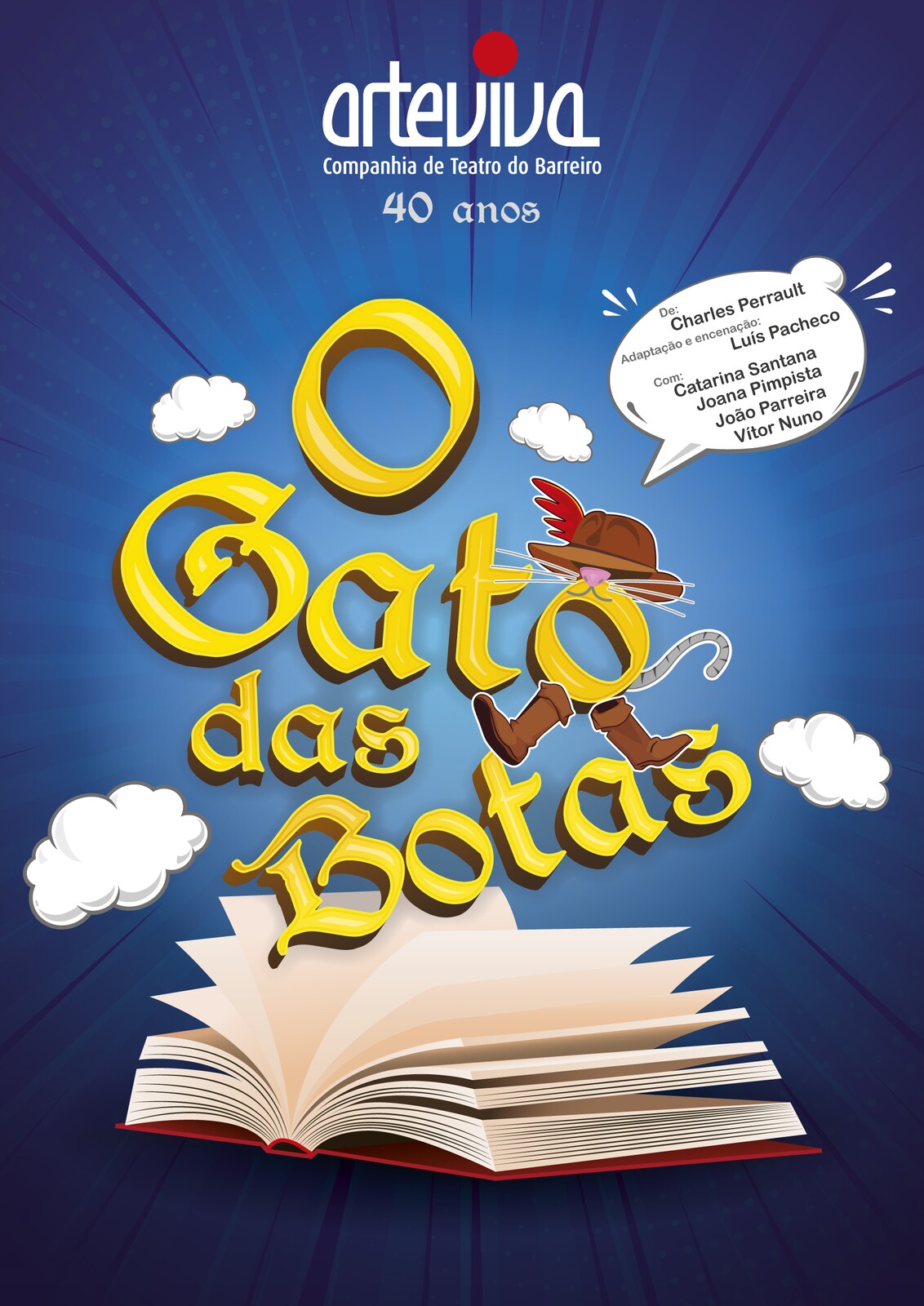 CANCELADO | O Gato das Botas | Teatro Municipal do Barreiro