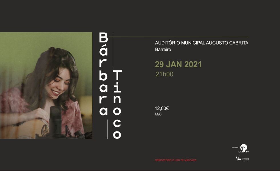 ADIADO para 16 de abril | Bárbara Tinoco | Concerto