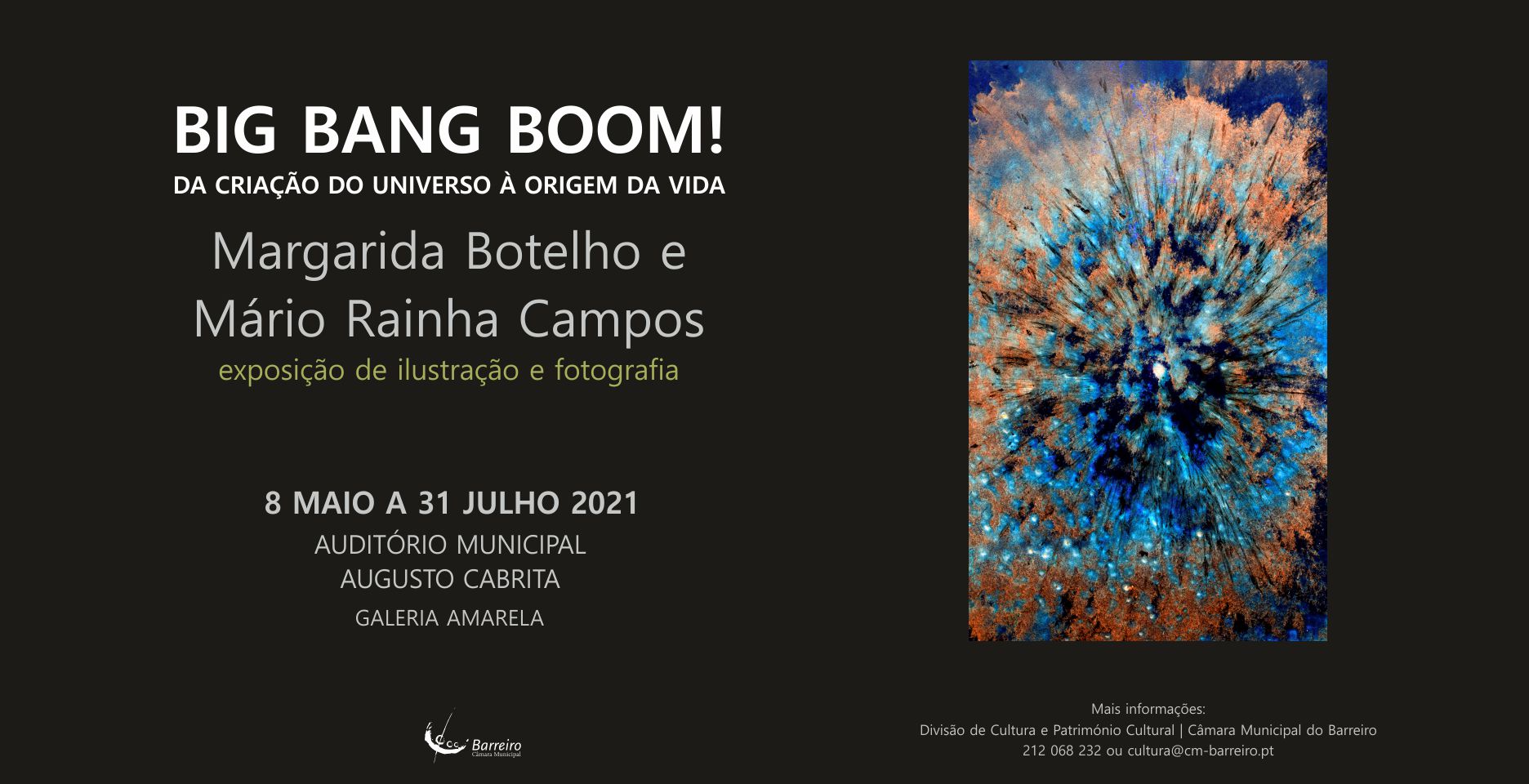 Big Bang Boom!  Exposição de ilustração e fotografia de Margarida Botelho e Mário Rainha Campos