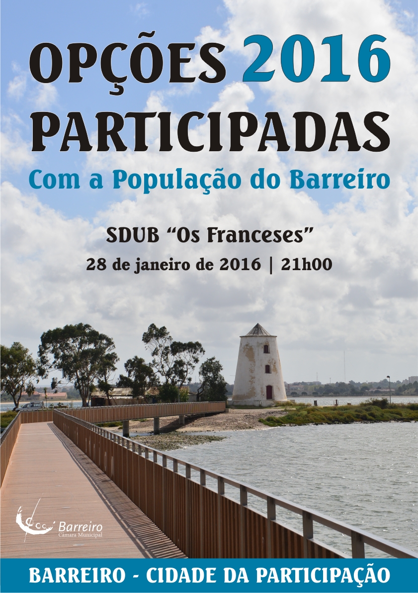 Opções Participadas 2016 com a População do Barreiro