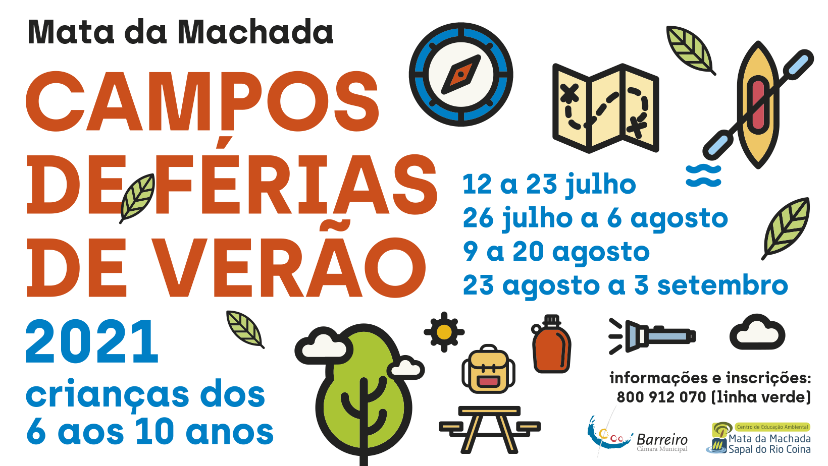 Campo de Férias de Verão 2021 – Mata da Machada | Inscrições abertas