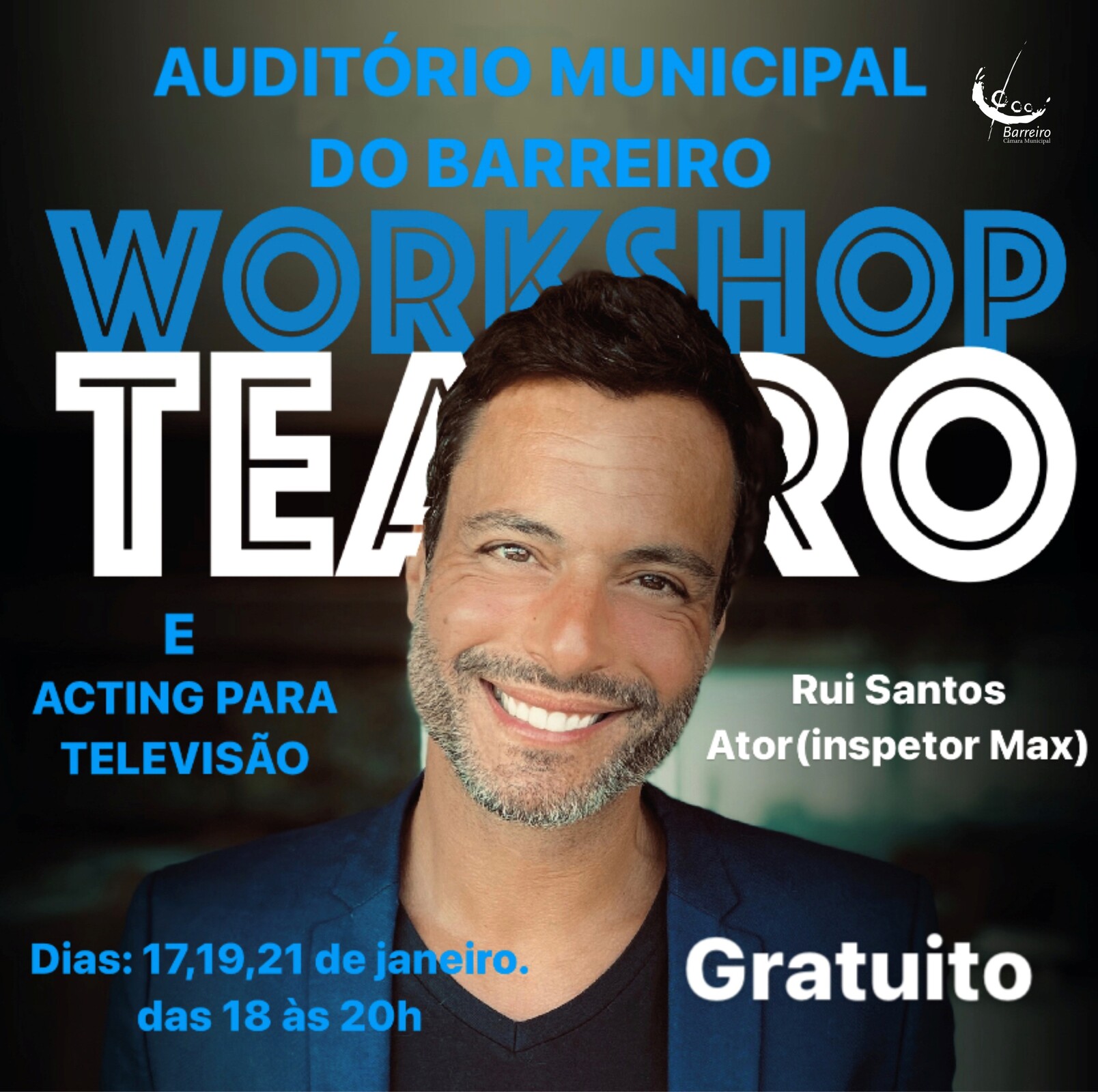 Workshop de Teatro e Acting para TV com Rui Santos