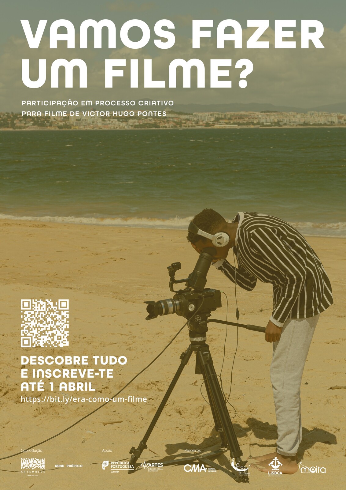 “Vamos Fazer um Filme” | Abertas inscrições para trabalho de Victor Hugo Pontes