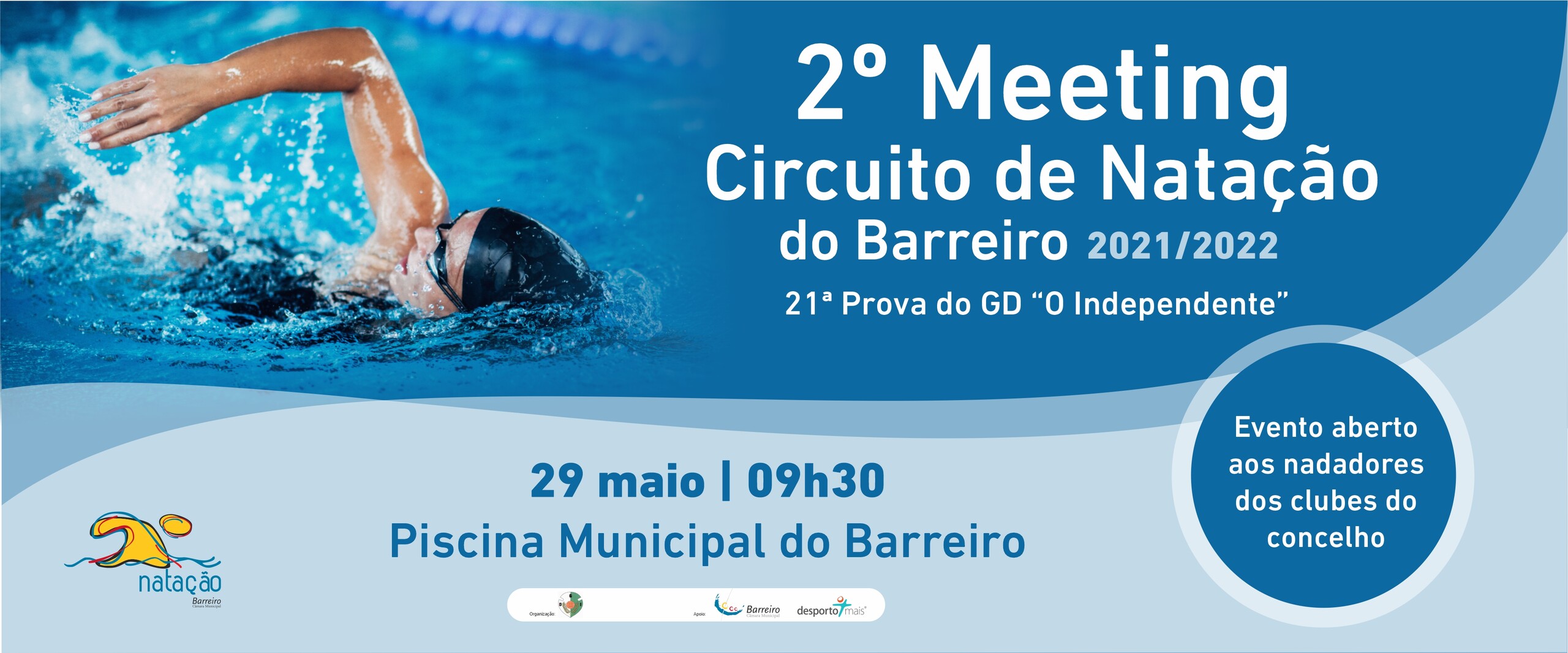 2º Meeting do Circuito de Natação do Barreiro 2021/2022