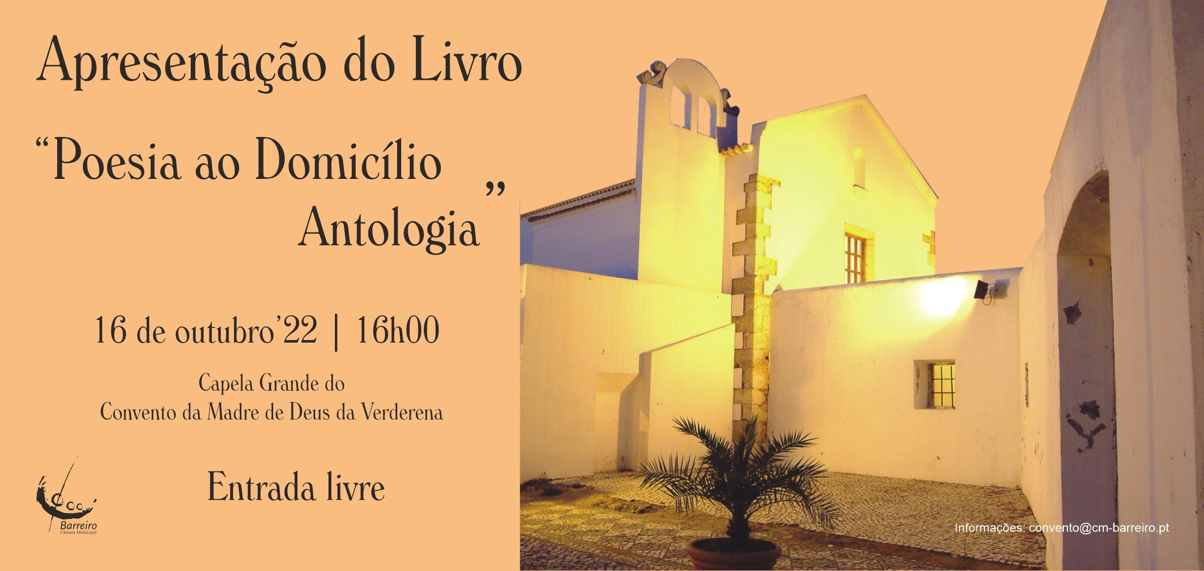 Apresentação do livro: “Poesia ao Domicílio – Antologia”