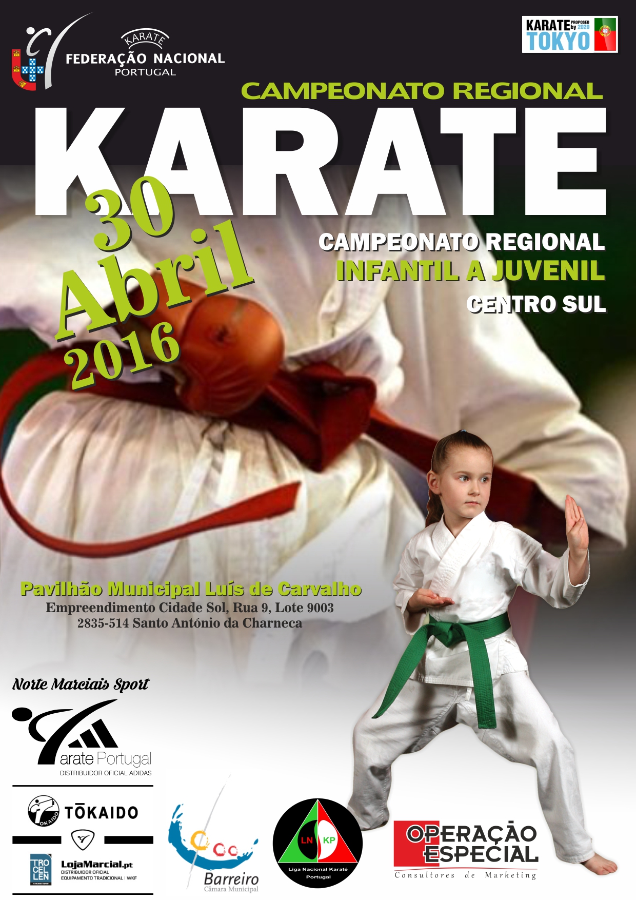Karate | Campeonato Regional de Infantis, Iniciados e Juvenis | Centro Sul | 9h00