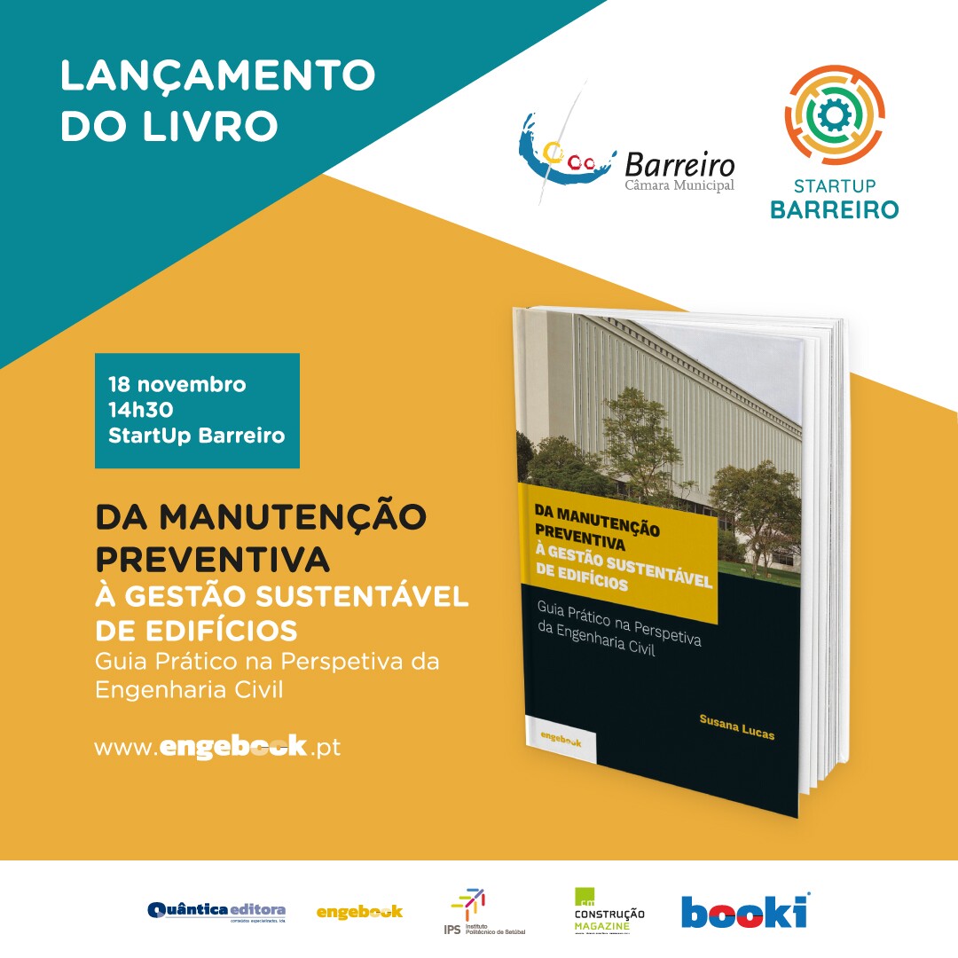 Lançamento do livro | Da manutenção preventiva à gestão sustentável de edifícios