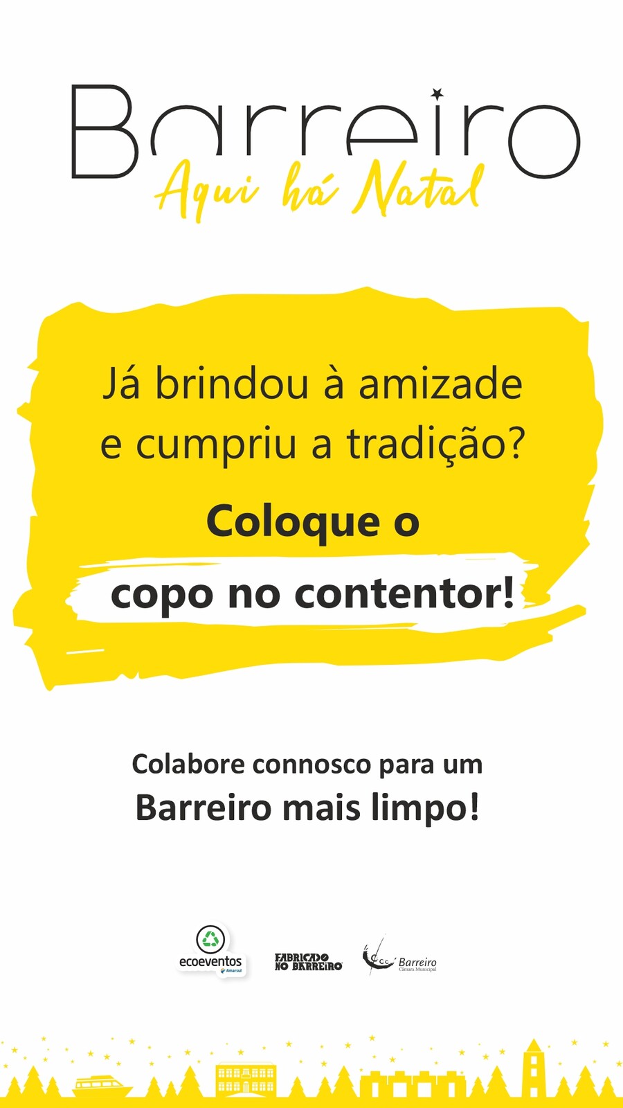 Ginja de Natal é um ECOEVENTO