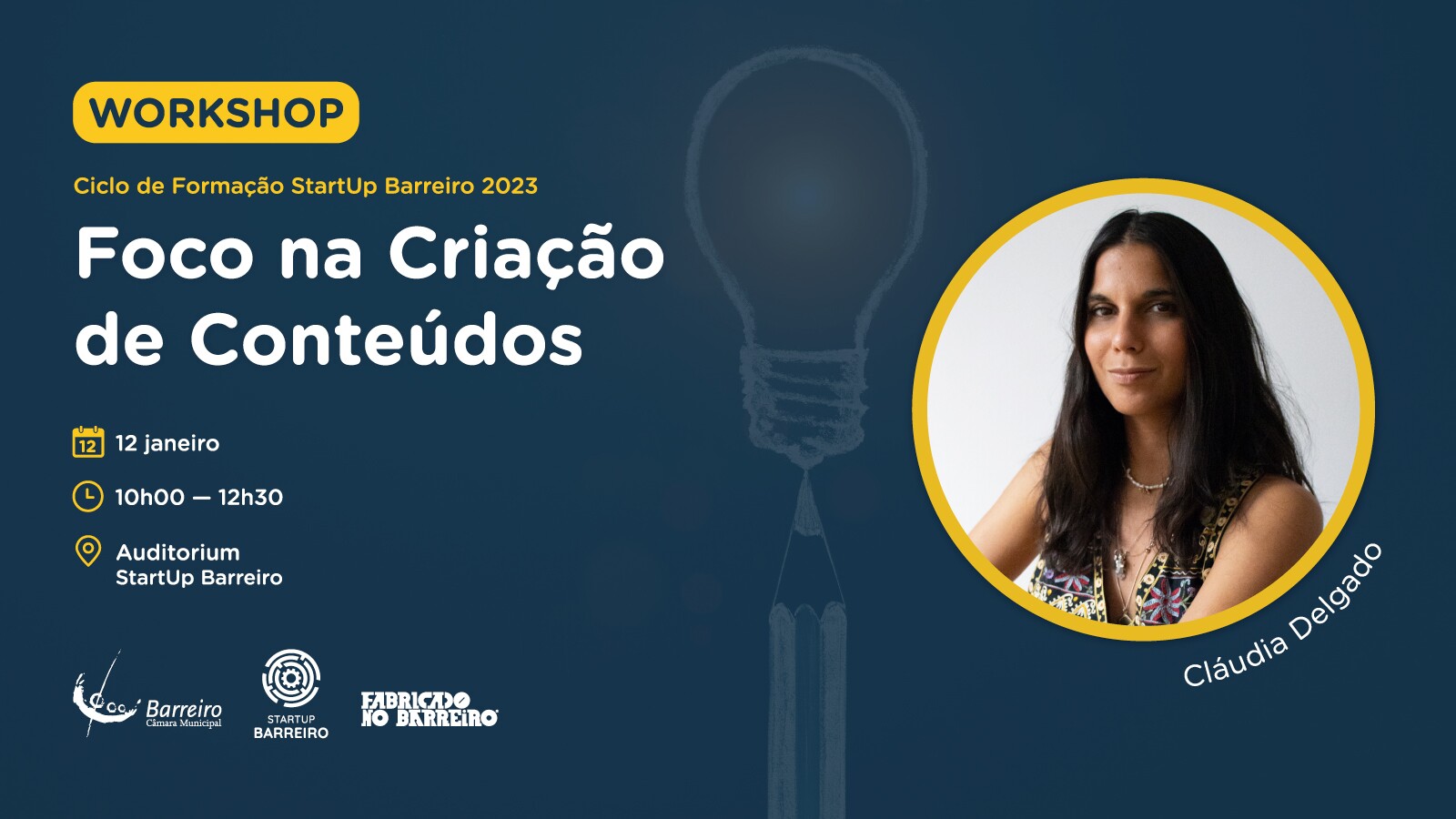 Workshop Foco na Criação de Conteúdos