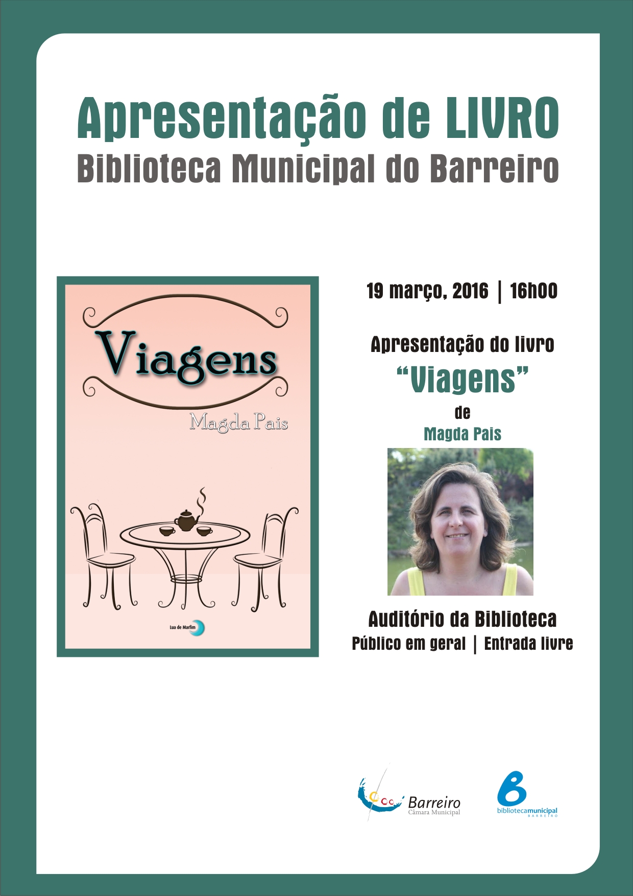 Apresentação do livro “Viagens” na Biblioteca