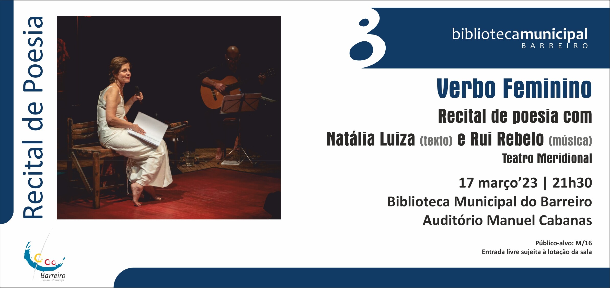 Verbo Feminino – Recital de poesia | Teatro Meridional