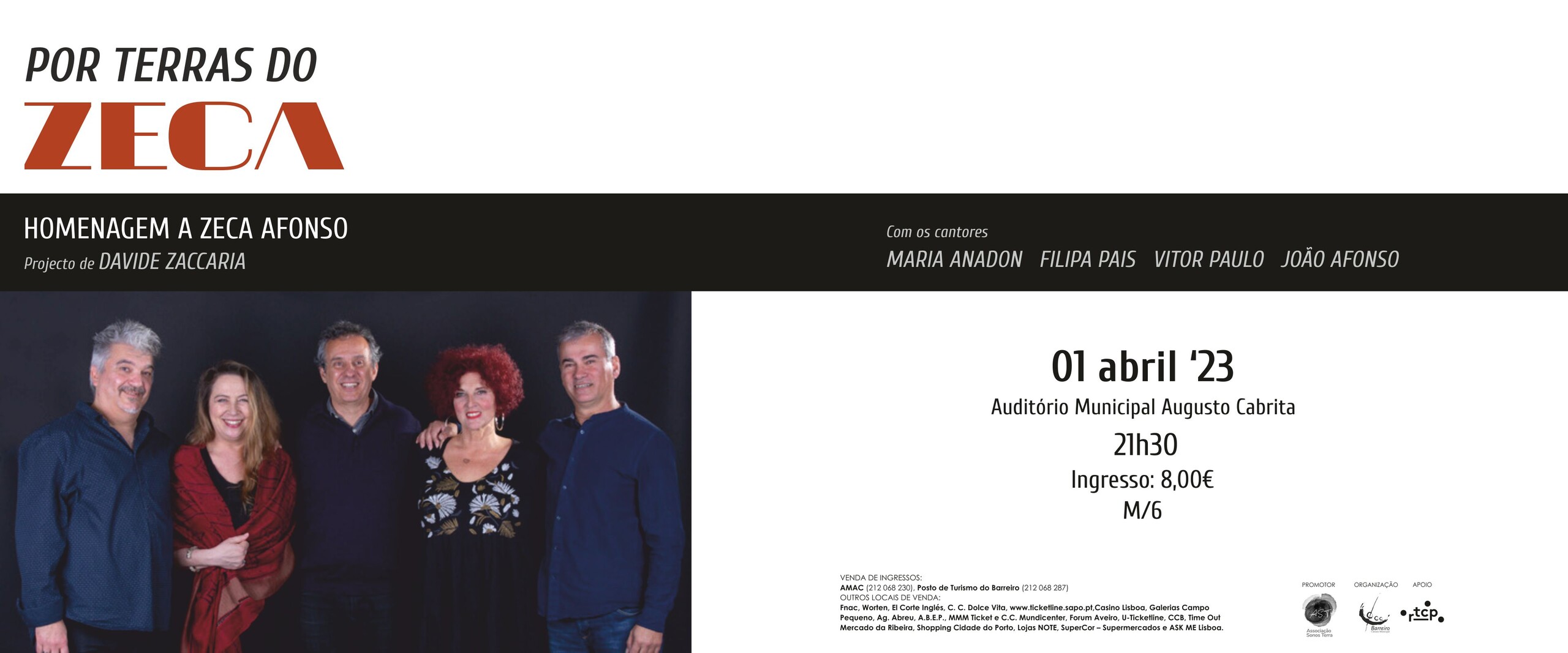 Concerto | “Por Terras do Zeca”