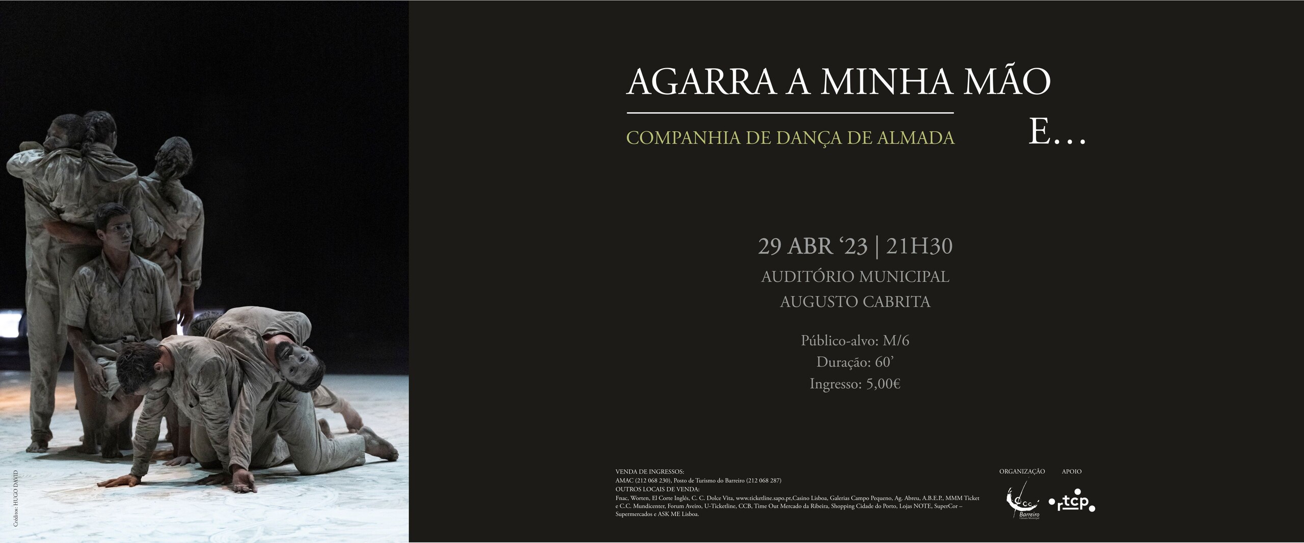 “Agarra a minha mão e…”, pela Companhia de Dança de Almada