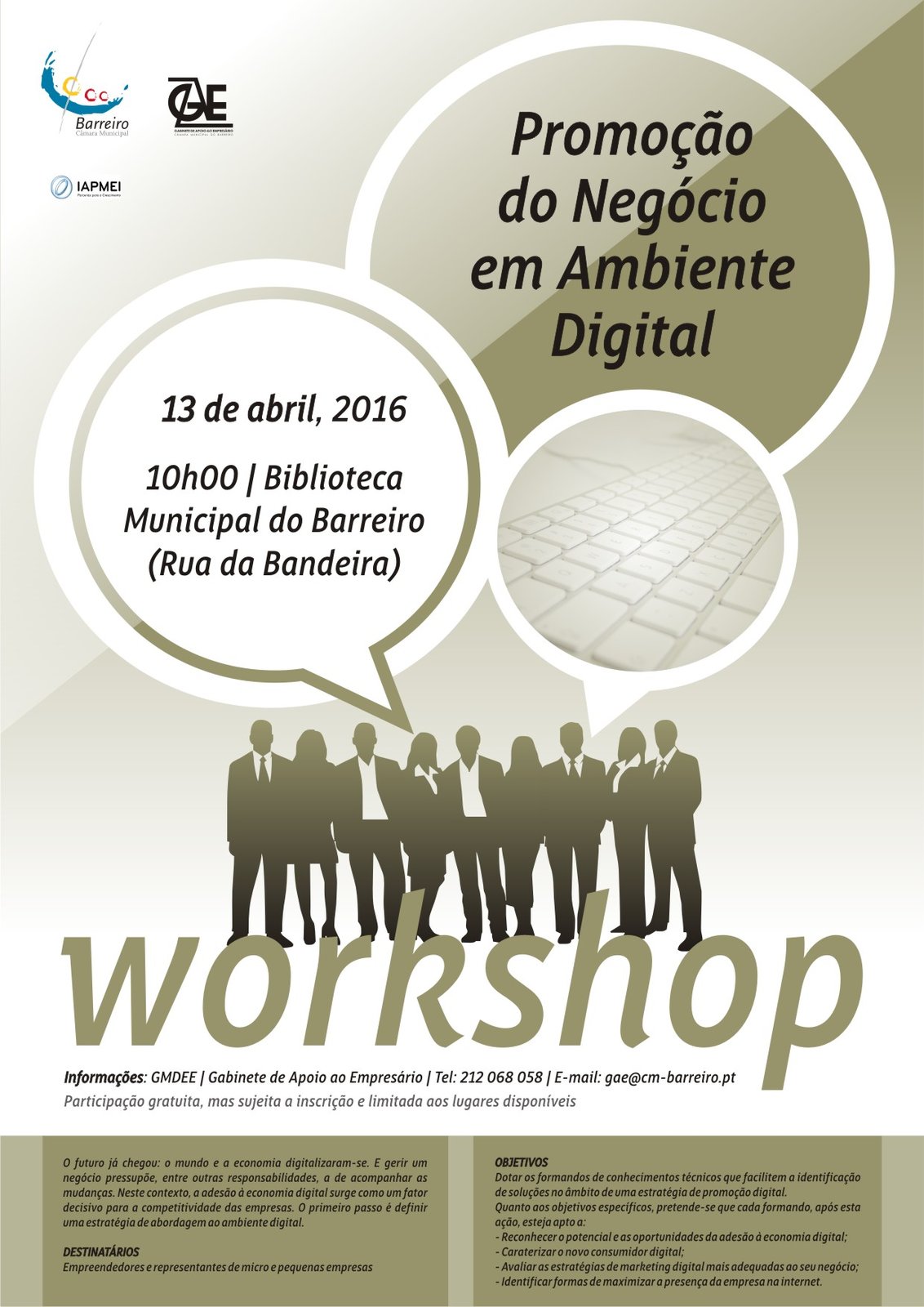 Workshop “Promoção do Negócio em Ambiente Digital”
