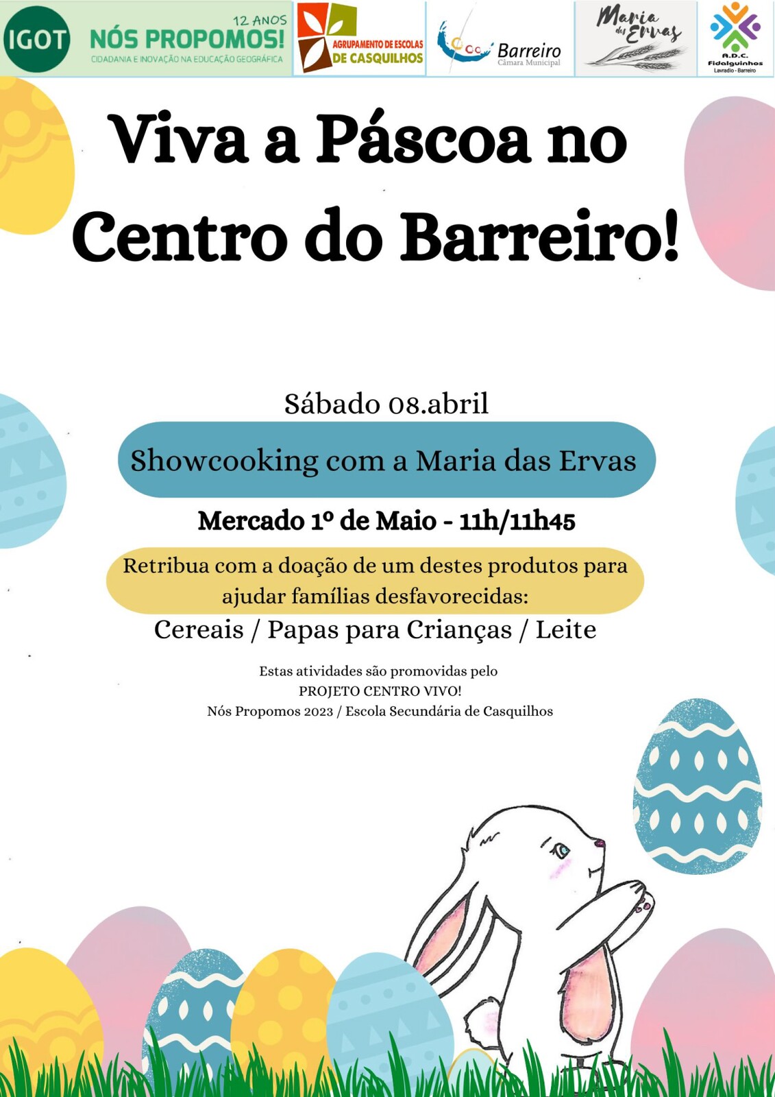 Viva a Páscoa no Centro do Barreiro!