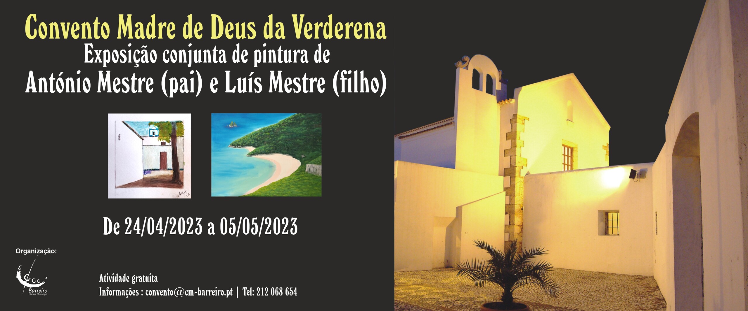 Pintura de António Mestre (pai) e Luís Mestre (filho) | Exposição